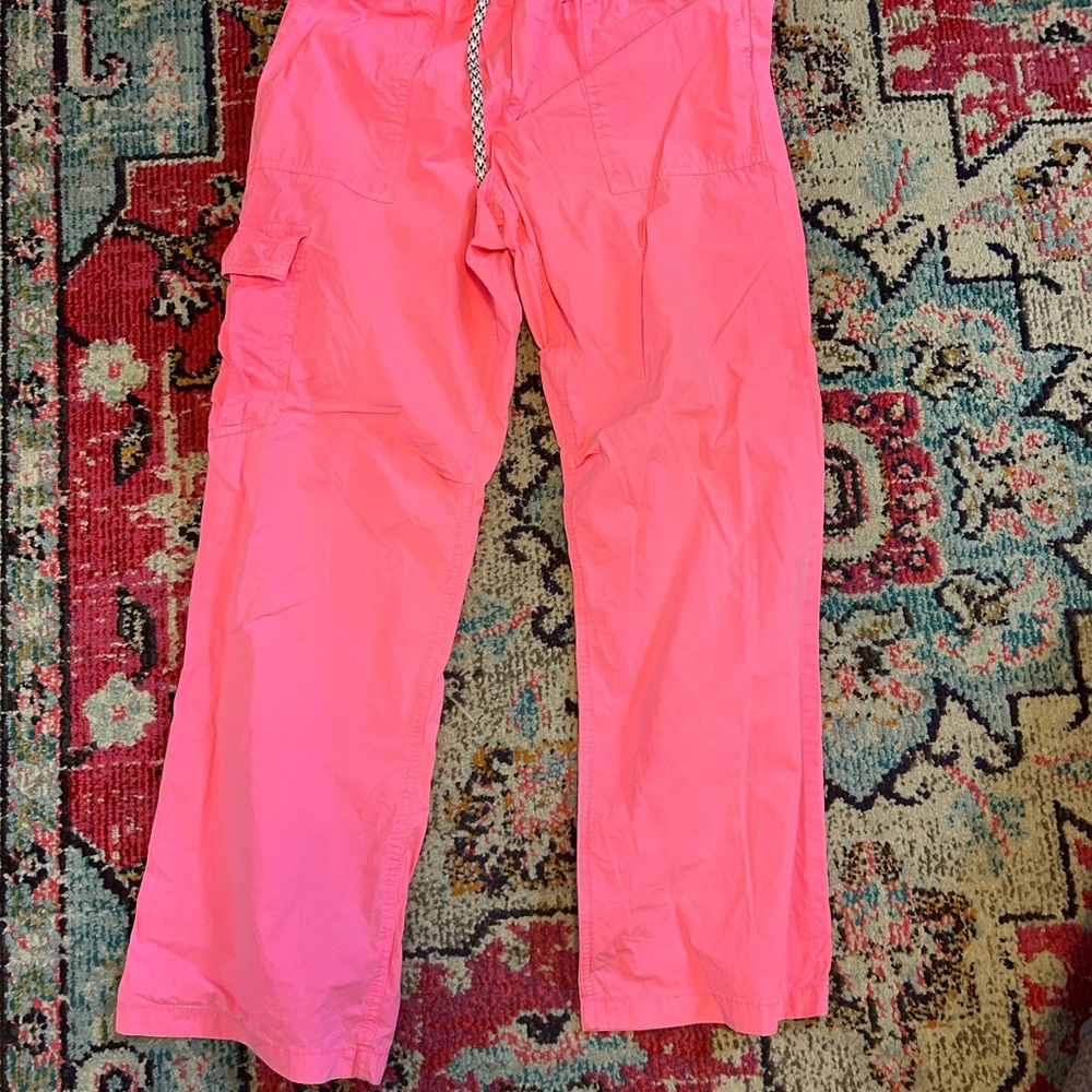 Aerie Pink Wide Leg Pants